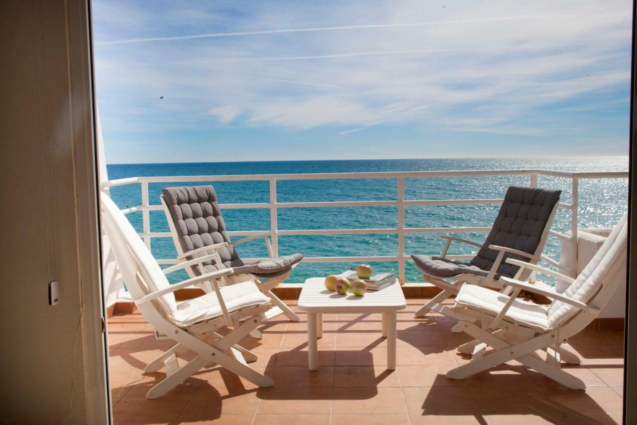 Ferienwohnung Ponent - Espectaculares Vistas Al Mar Sant Pol De Mar Exterior foto